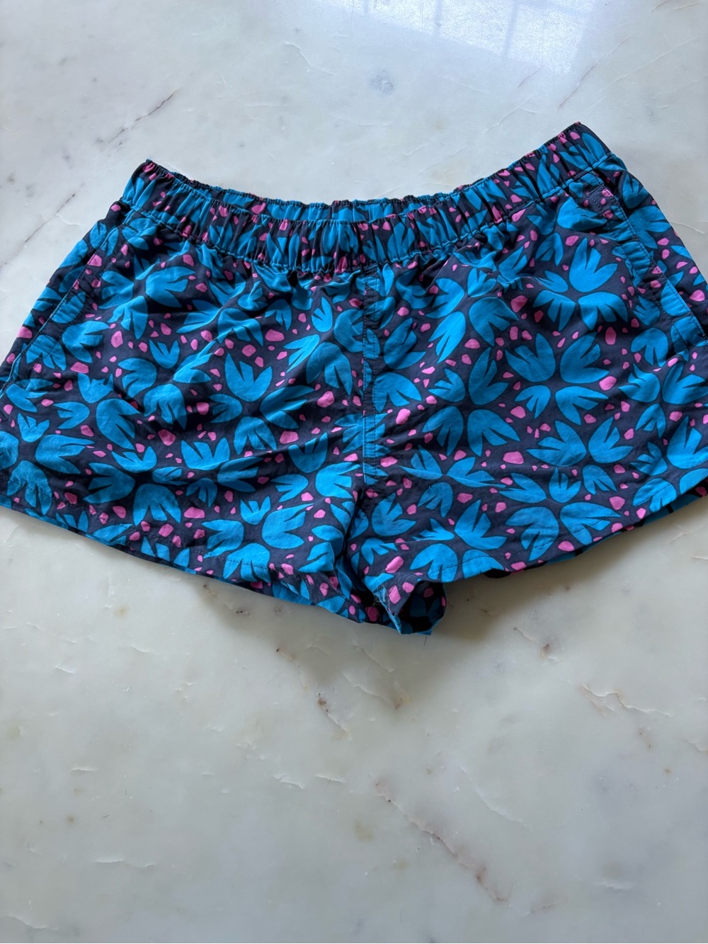 Patagonia Barely Baggies Pollen Confetti Shorts Size Medium